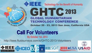 GHTC 2013 Call For Volunteers
